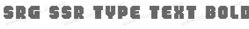 SRG SSR Type Text Bold Regular字体转换